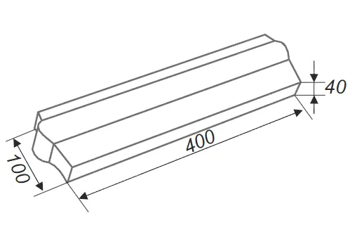 Карниз угловой левый арт. АК1-Л – купить по низкой цене в Екатеринбурге в интернет-магазине Стройснаб Карниз угловой левый арт. АК1-Л в Екатеринбурге