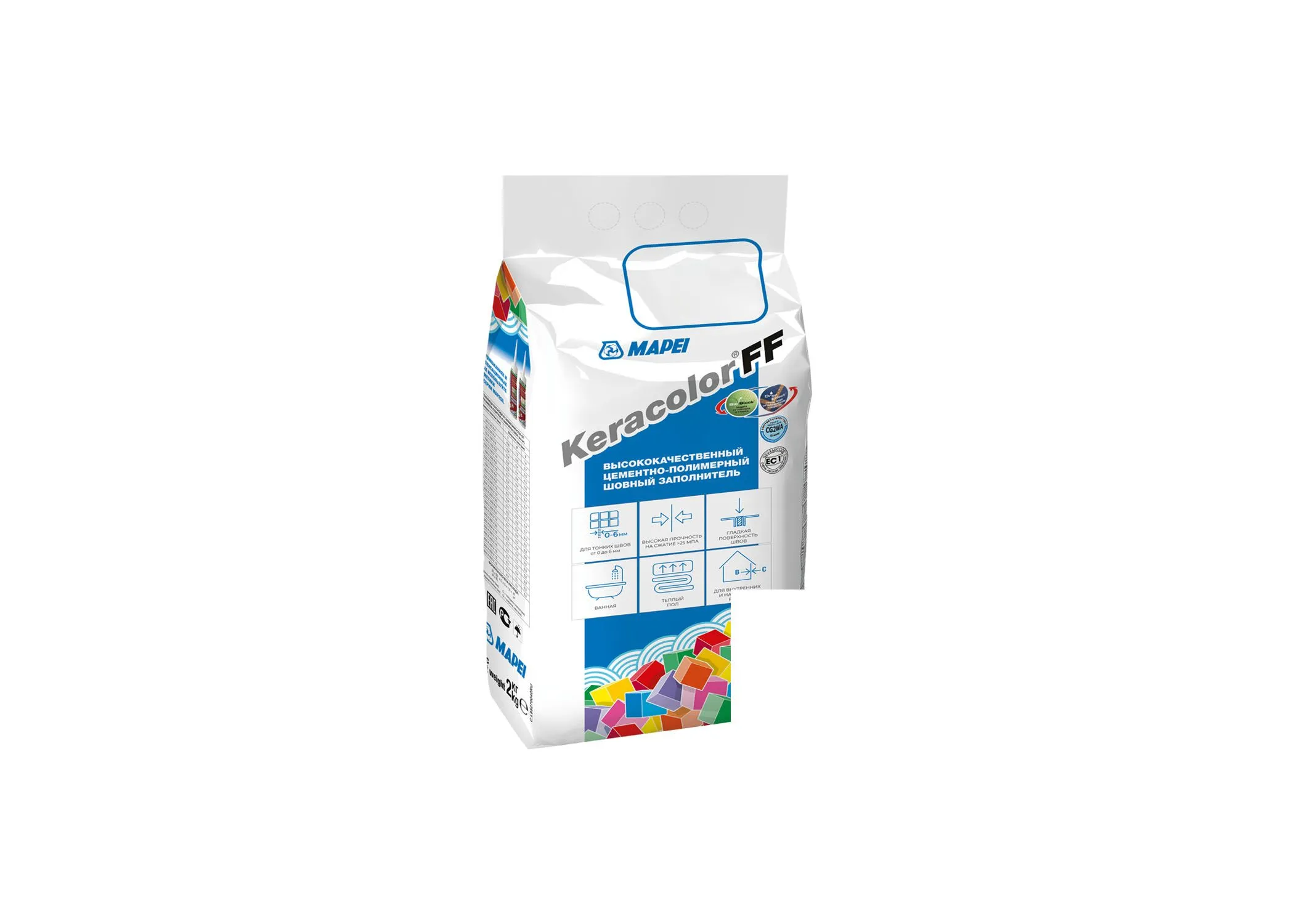 Затирка швов Mapei Keracolor FF №100 Белый 2 кг – купить по низкой цене в Екатеринбурге в интернет-магазине Стройснаб Затирка швов Mapei Keracolor FF №100 Белый 2 кг