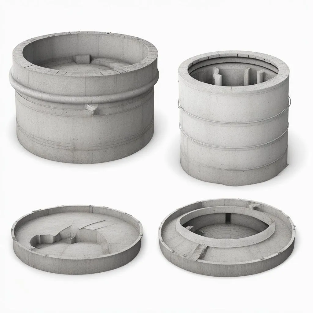 Железобетонные канализационные колодцы: особенности и плюсы применения