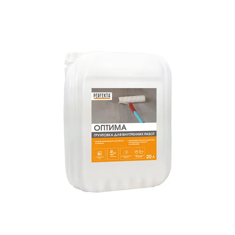 Грунтовка Перфекта Оптима для внутренних работ 20 л – купить по низкой цене в Екатеринбурге в интернет-магазине Стройснаб Грунтовка Перфекта Оптима для внутренних работ 20 л