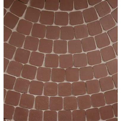 Плитка клинкерная тротуарная ЛСР Мюнхен коричневый Квадро R (под распил) 100*100*50 в Екатеринбурге