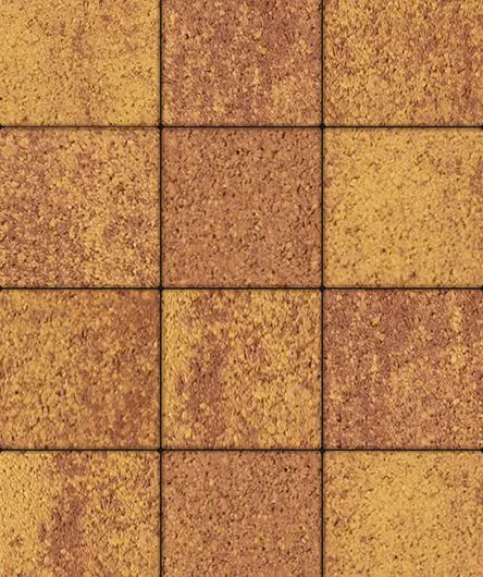 Тротуарная плитка Поревит (Колормикс) гладкий "КВАДРАТ" Б.1.К.6 (Каир)
