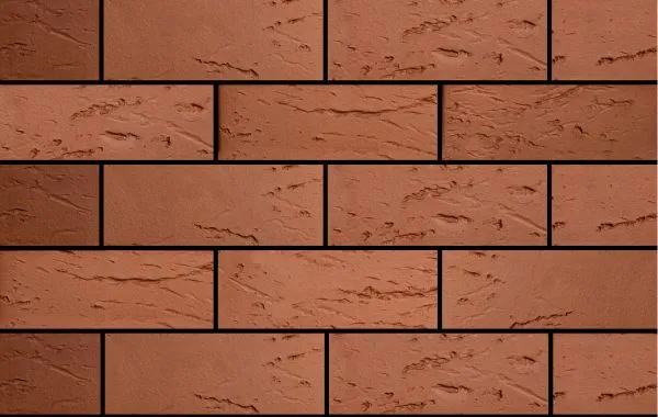 Кирпич керамический лицевой Фурбау Красный рустика меланж 1,4 НФ в Екатеринбурге