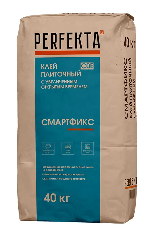 PERFEKTA Клей плиточный Смартфикс, 40 кг – купить по низкой цене в Екатеринбурге в интернет-магазине Стройснаб PERFEKTA Клей плиточный Смартфикс, 40 кг