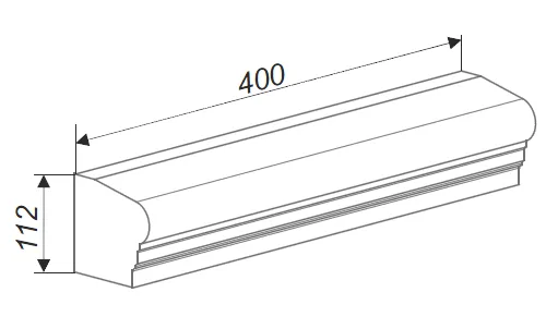 Карниз прямой арт. АК4 – купить по низкой цене в Екатеринбурге в интернет-магазине Стройснаб Карниз прямой арт. АК4 в Екатеринбурге