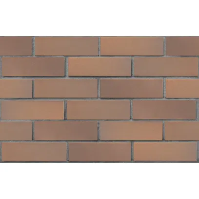 Кирпич клинкерный лицевой ЛСР Прага светло-коричневый гладкий 0,7 НФ в Екатеринбурге