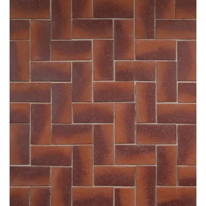 Плитка клинкерная тротуарная ЛСР Манчестер Бордо красный Классик 200*100*50 в Екатеринбурге