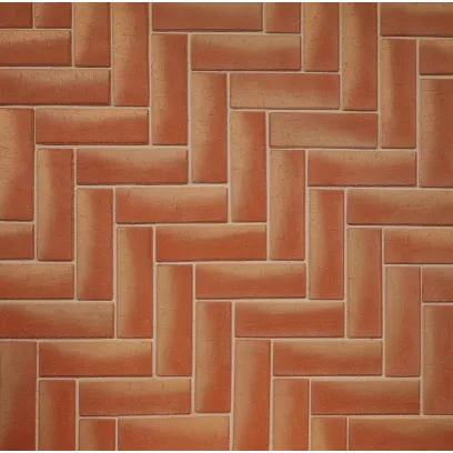 Плитка клинкерная тротуарная ЛСР Канны Золото красный Лонг 250*80*50 в Екатеринбурге