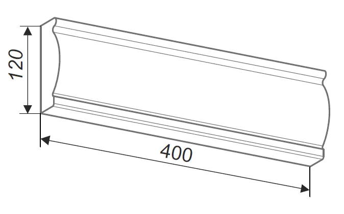 Наличник прямой арт АН2 – купить по низкой цене в Екатеринбурге в интернет-магазине Стройснаб Наличник прямой арт АН2 в Екатеринбурге