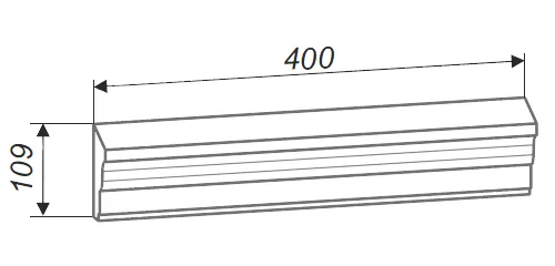 Карниз прямой арт. АК2 – купить по низкой цене в Екатеринбурге в интернет-магазине Стройснаб Карниз прямой арт. АК2 в Екатеринбурге