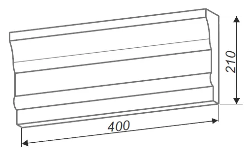 Карниз прямой арт. АК3 – купить по низкой цене в Екатеринбурге в интернет-магазине Стройснаб Карниз прямой арт. АК3 в Екатеринбурге