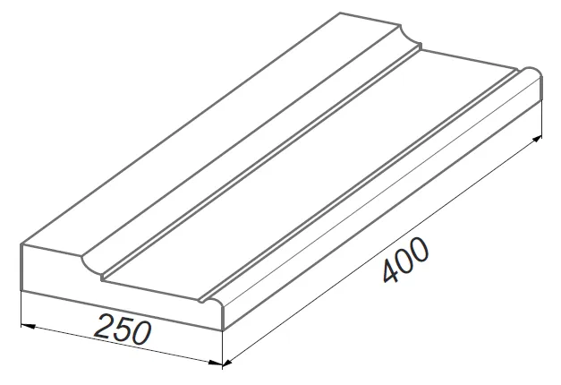 Наличник прямой арт АН6 – купить по низкой цене в Екатеринбурге в интернет-магазине Стройснаб Наличник прямой арт АН6 в Екатеринбурге