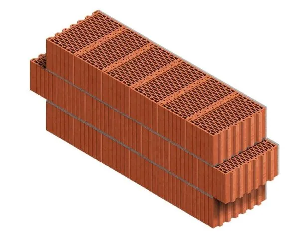 Керамический поризованный блок porotherm 44 12,3 НФ в Екатеринбурге