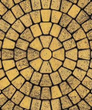 Тротуарная плитка Поревит Колормикс гладкий "КЛАССИКО" Б.2.КО.6