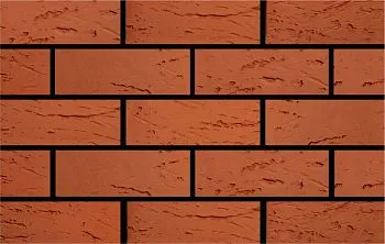 Кирпич керамический лицевой Фурбау Красный рустика меланж 1,4 НФ в Екатеринбурге