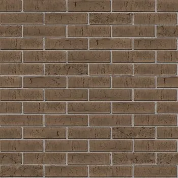 Кирпич керамический лицевой ЖКЗ тёмно-коричневый скала 1 НФ в Екатеринбурге