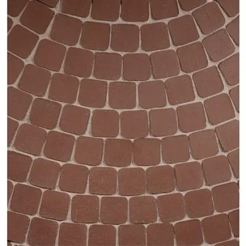 Плитка клинкерная тротуарная ЛСР Мюнхен коричневый Квадро R (под распил) 100*100*50 в Екатеринбурге