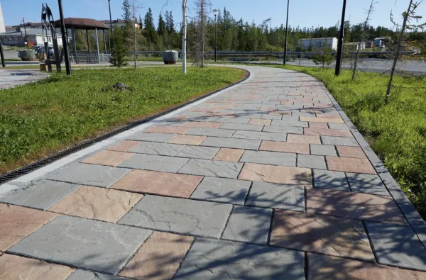 Тротуарная плитка Поревит Стандарт "Литос" Б.1.АН.6 в Екатеринбурге