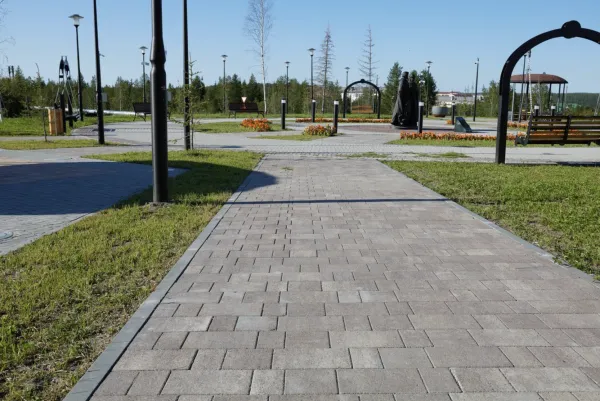 Тротуарная плитка Поревит Стандарт "Литос" Б.1.АН.6 в Екатеринбурге