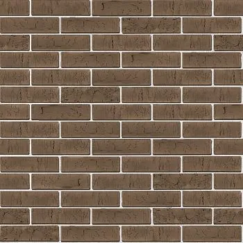 Кирпич керамический лицевой ЖКЗ тёмно-коричневый скала 0,7 НФ в Екатеринбурге