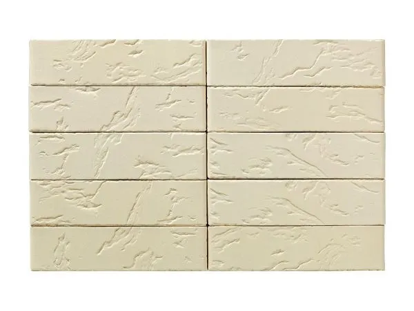 Кирпич керамический лицевой ЖКЗ белый рустик 1 НФ в Екатеринбурге