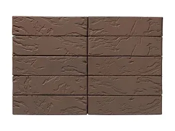 Кирпич керамический лицевой ЖКЗ тёмно-коричневый рустик 1,4 НФ – купить по низкой цене в Екатеринбурге в интернет-магазине Стройснаб Кирпич керамический лицевой ЖКЗ тёмно-коричневый рустик 1,4 НФ в Екатеринбурге