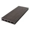 Террасная доска AIWOOD 140*22 брашированная двусторонняя (текстура 3D+3D), Венг 