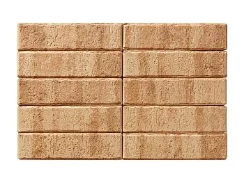Кирпич керамический лицевой ОСМиБТ солома антик с посыпкой 1,4 НФ в Екатеринбурге