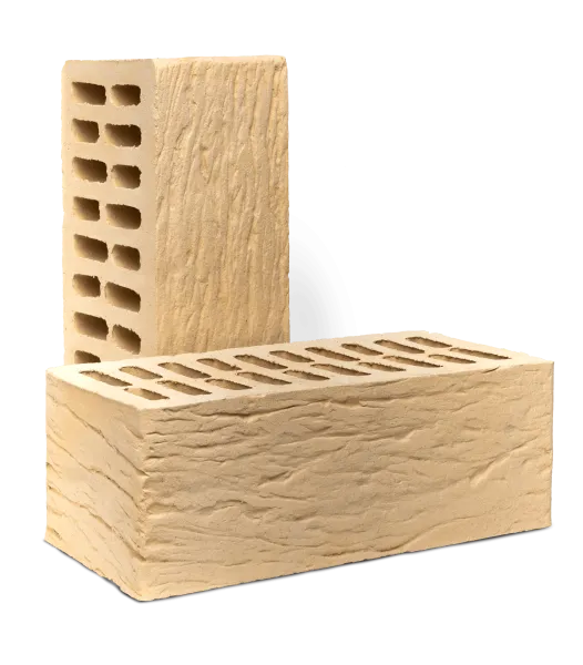 Кирпич керамический ВЗКСМ утолщенный Слоновая Кость Рустик в Екатеринбурге