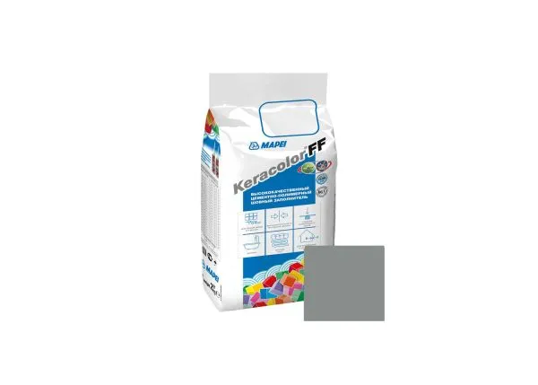 Затирка швов Mapei Keracolor FF №112 5кг Серый