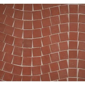 Плитка клинкерная тротуарная ЛСР Эдинбург темно-красный Квадро (под распил) 100*100*50 в Екатеринбурге