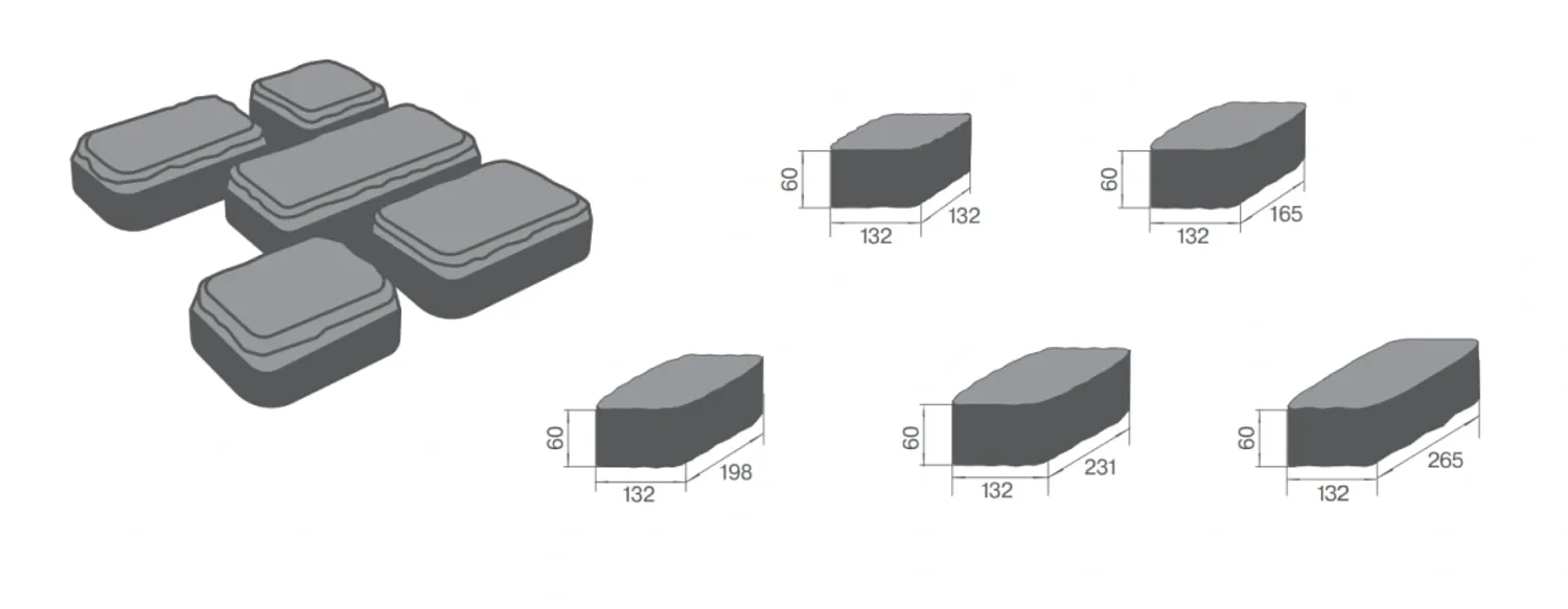 Тротуарная плитка BRAER Ривьера Тротуарная плитка BRAER Ривьера