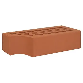 Кирпич керамический лицевой ЖКЗ красный гладкий КФ-1 фигурный 1 НФ в Екатеринбурге