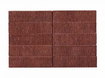 Кирпич керамический лицевой ЖКЗ терракотовый бархат 0,7 НФ в Екатеринбурге