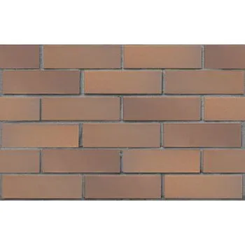 Кирпич клинкерный лицевой ЛСР Прага светло-коричневый гладкий 0,7 НФ в Екатеринбурге