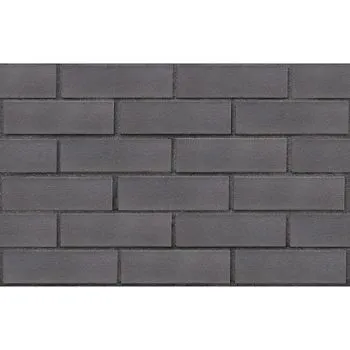 Кирпич клинкерный лицевой ЛСР Гетеборг графитовый гладкий 0,7 НФ в Екатеринбурге