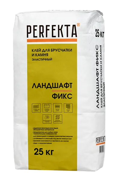 PERFEKTA Клей для брусчатки и камня эластичный Линкер Ландшафт Фикс, 25 кг – купить по низкой цене в Екатеринбурге в интернет-магазине Стройснаб PERFEKTA Клей для брусчатки и камня эластичный Линкер Ландшафт Фикс, 25 кг