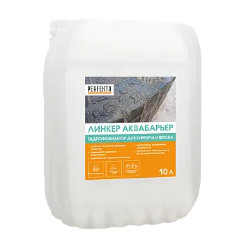 Гидрофобизатор Перефкта Линкер Аквабарьер для кирпича и бетона 10 л – купить по низкой цене в Екатеринбурге в интернет-магазине Стройснаб Гидрофобизатор Перефкта Линкер Аквабарьер для кирпича и бетона 10 л