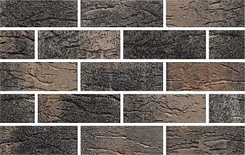 Кирпич керамический лицевой Фурбау Бавария дарк 1,4 НФ в Екатеринбурге