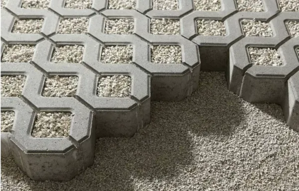 Тротуарная плитка Поревит Стандарт "ГАЗОННАЯ РЕШЕТКА" Б.1.ГР.8 в Екатеринбурге