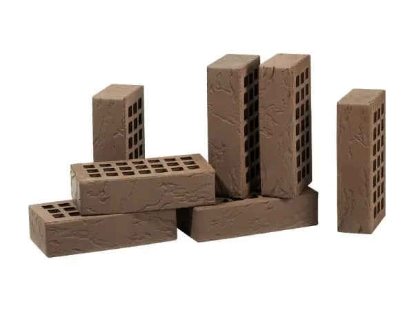 Кирпич керамический лицевой ЖКЗ тёмно-коричневый рустик 0,7 НФ в Екатеринбурге