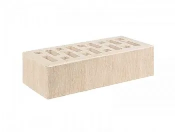 Кирпич керамический лицевой ОСМиБТ слоновая кость бархат 1 НФ в Екатеринбурге