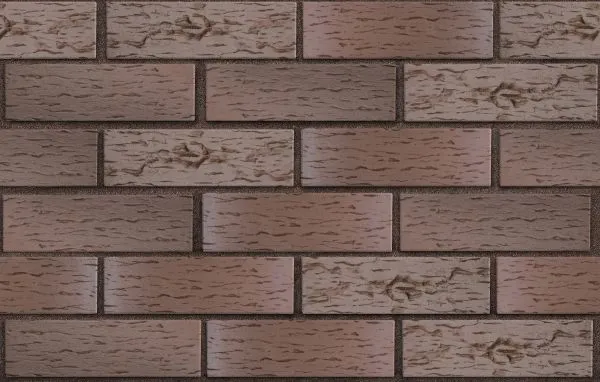 Кирпич клинкерный лицевой ЛСР Брюгге темно-терракотовый береста 0,7 НФ в Екатеринбурге