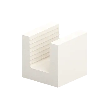 Блок силикатный Поревит U-образный для перемычек в Екатеринбурге