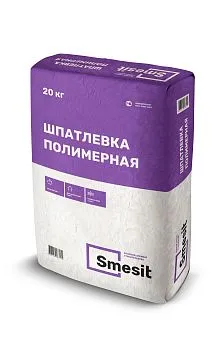 Шпатлевка ПОЛИМЕРНАЯ Smesit, 20 кг – купить по низкой цене в Екатеринбурге в интернет-магазине Стройснаб Шпатлевка ПОЛИМЕРНАЯ Smesit, 20 кг