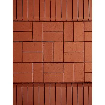 Плитка клинкерная тротуарная ЛСР Лондон красный Бордюр 200*100*50 в Екатеринбурге