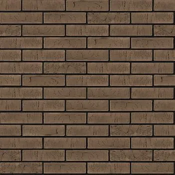 Кирпич керамический лицевой ЖКЗ тёмно-коричневый скала 1,4 НФ в Екатеринбурге