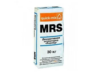 Квик Микс (Quick-mix) MRS Декоративная штукатурка «Короед», 2,5 мм, белая
