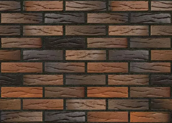 Кирпич керамический лицевой Ликолор флеш кора дуба 1 НФ в Екатеринбурге