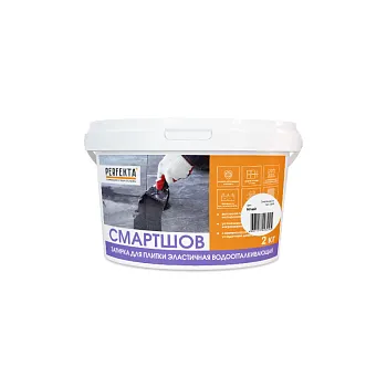 Затирка для плитки Перфекта Смартшов эластичная водоотталкивающая белый 2 кг – купить по низкой цене в Екатеринбурге в интернет-магазине Стройснаб Затирка для плитки Перфекта Смартшов эластичная водоотталкивающая белый 2 кг